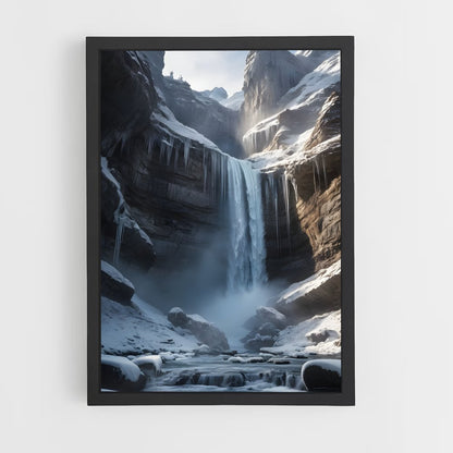 ap-frozen waterfall-8 cadre Noir