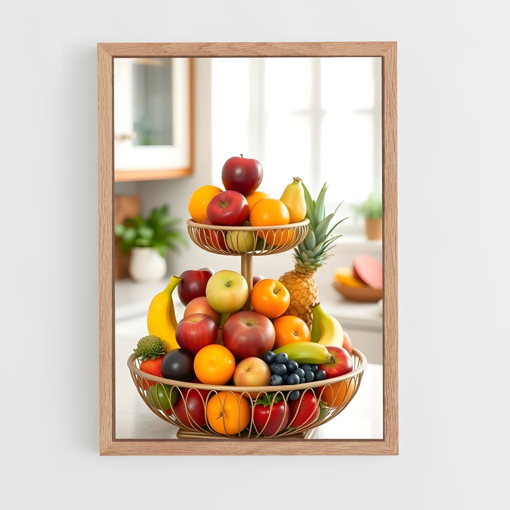 ap-fruits-11 cadre Bois clair