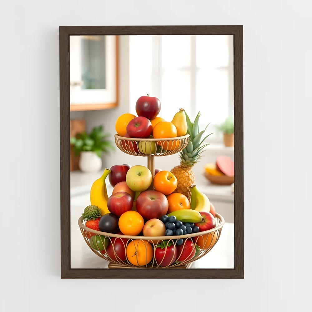 ap-fruits-11 cadre Bois foncé