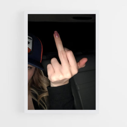 ap-fuck you gesture-1 cadre Blanc