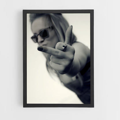 ap-fuck you gesture-4 cadre Noir