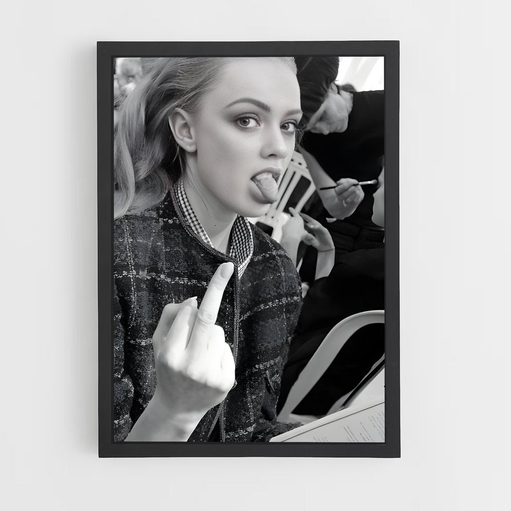 ap-fuck you gesture-5 cadre Noir