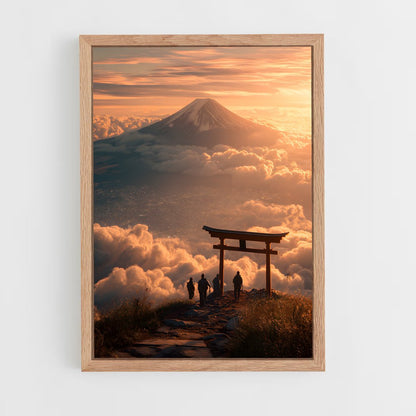 ap-fuji mountain-9 cadre Bois clair