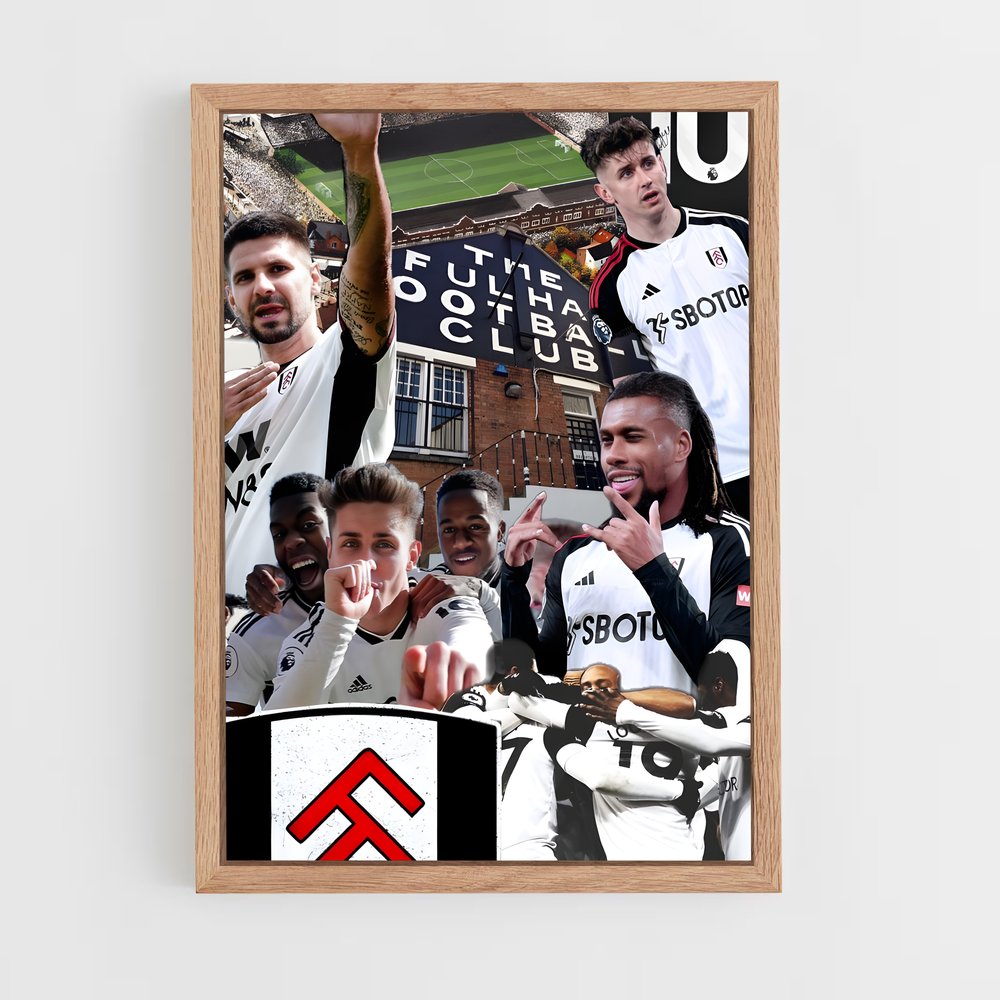 ap-fulham fc-8 cadre Bois clair