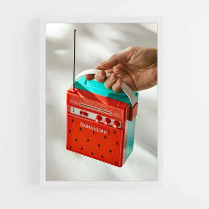 ap-fun radio-2 cadre Blanc