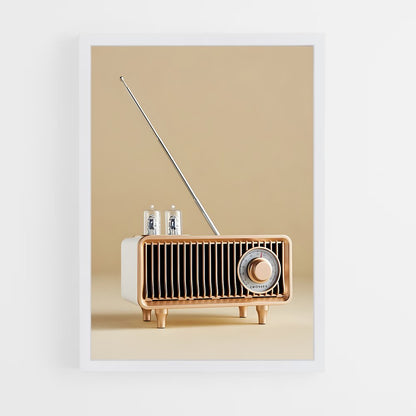 ap-fun radio-5 cadre Blanc