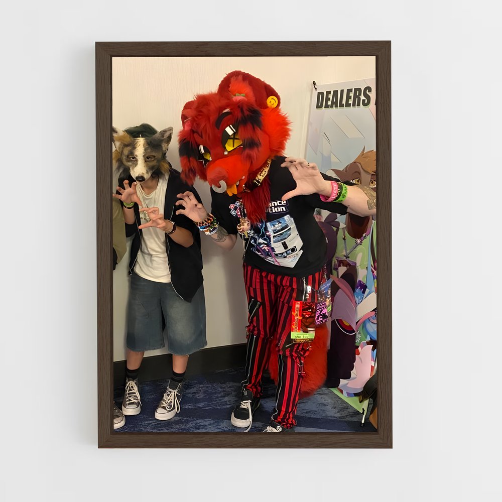 ap-furry convention-3 cadre Bois foncé