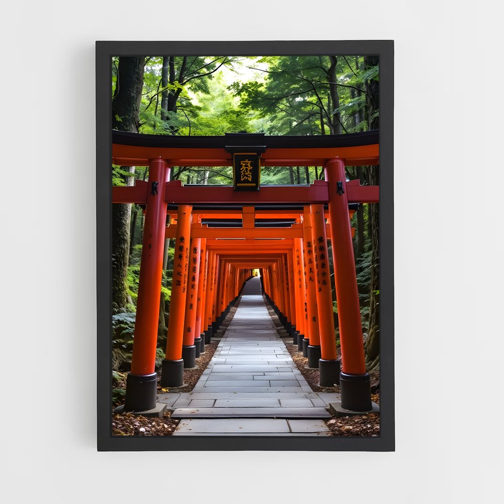 ap-fushimi inari shrine-2 cadre Noir