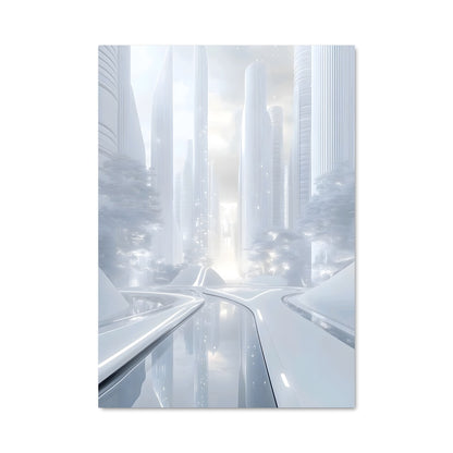 Poster Métropolis Futuriste