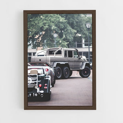 ap-g63 amg 6x6-3 cadre Bois foncé