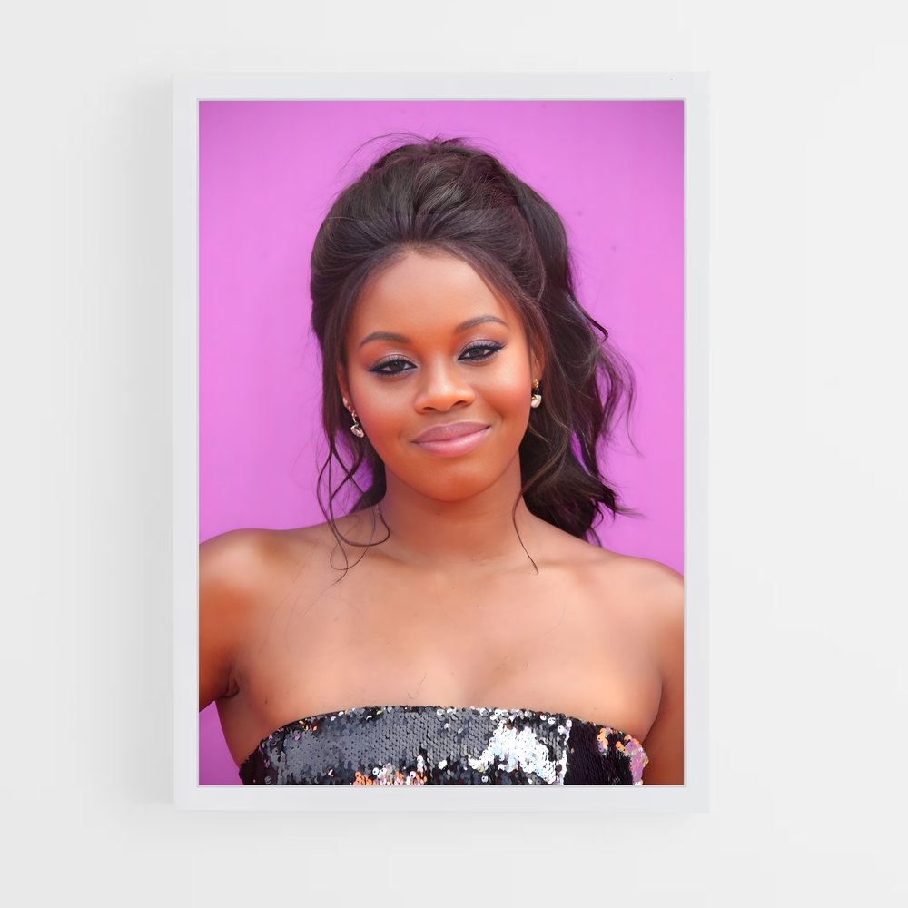 ap-gabby douglas-6 cadre Blanc