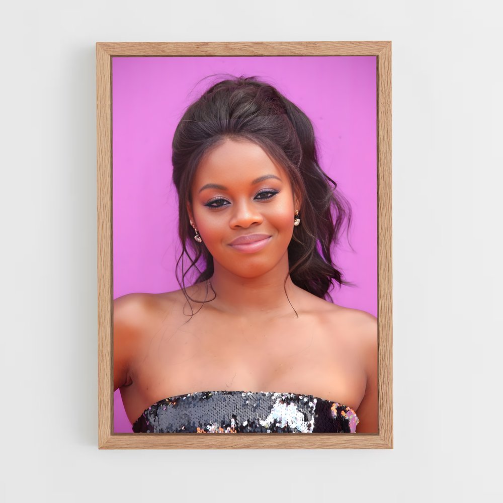 ap-gabby douglas-6 cadre Bois clair
