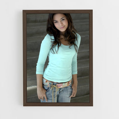 ap-gabriella montez-1 cadre Bois foncé
