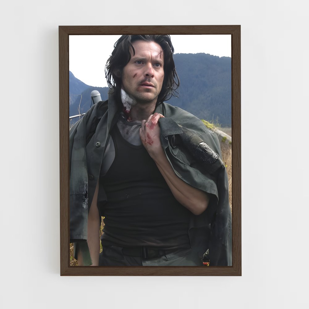 ap-gaius baltar-2 cadre Bois foncé