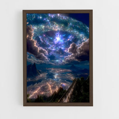 ap-galaxies-10 cadre Bois foncé