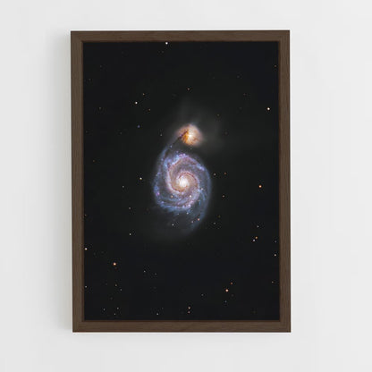 ap-galaxies-34 cadre Bois foncé