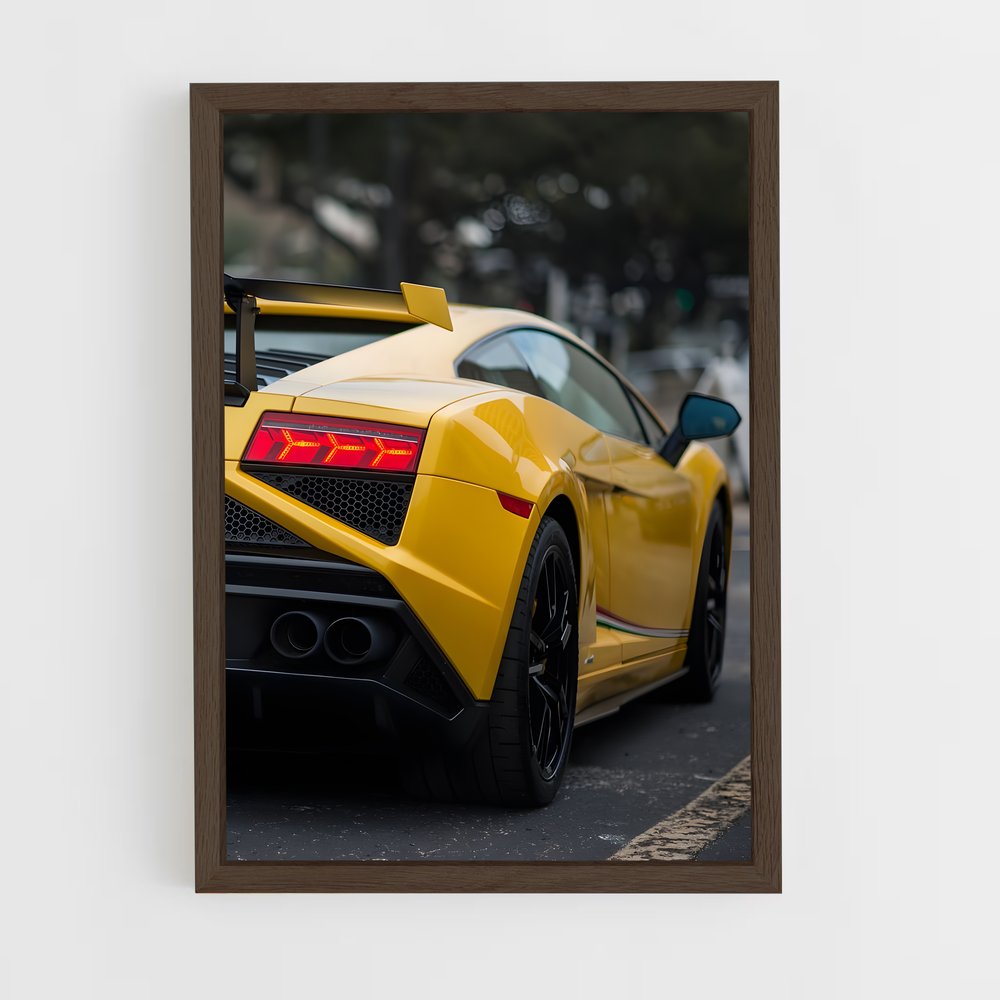 ap-gallardo squadra corse-1 cadre Bois foncé