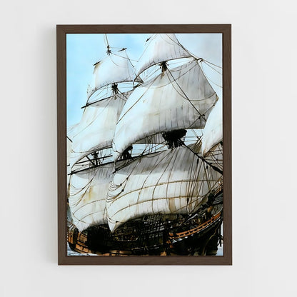 ap-galleon-1 cadre Bois foncé