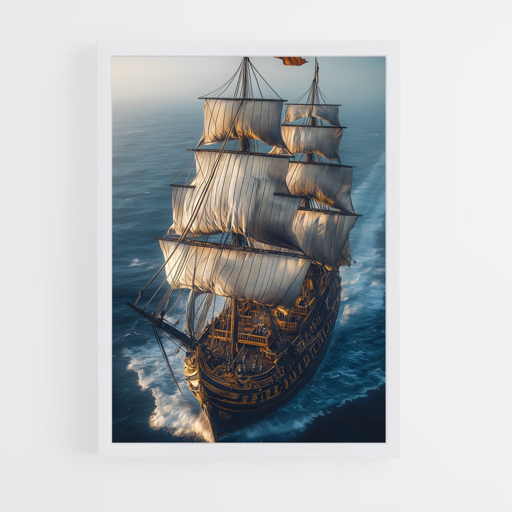 ap-galleon-3 cadre Blanc