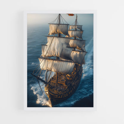ap-galleon-3 cadre Blanc