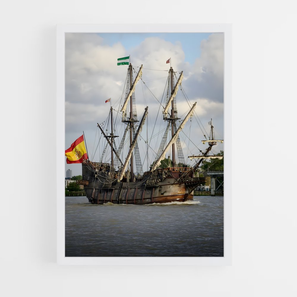ap-galleon-4 cadre Blanc
