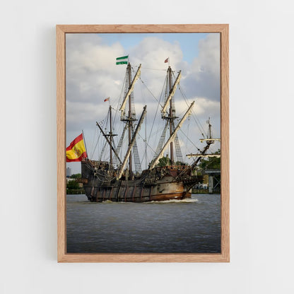 ap-galleon-4 cadre Bois clair