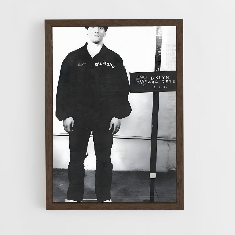 ap-gambino family-5 cadre Bois foncé