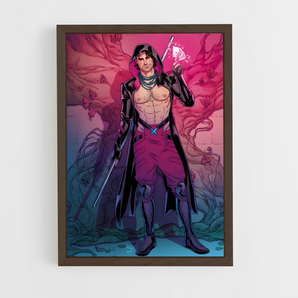 ap-gambit x-men-1 cadre Bois foncé