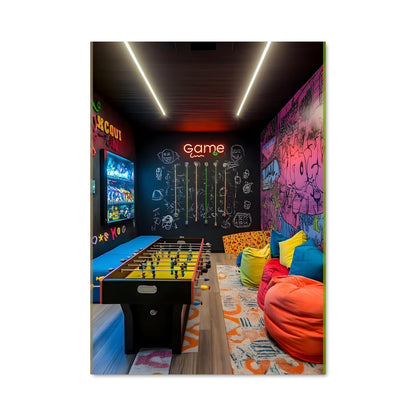 Poster Arcade Colorée