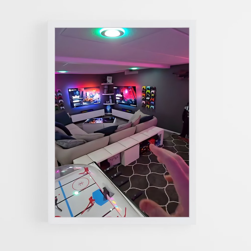 ap-game room-1 cadre Blanc
