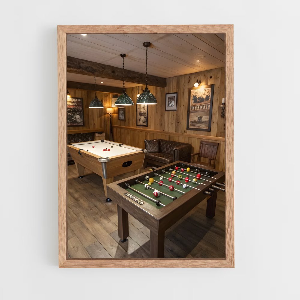 ap-game room-13 cadre Bois clair