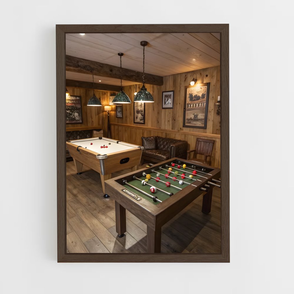 ap-game room-13 cadre Bois foncé