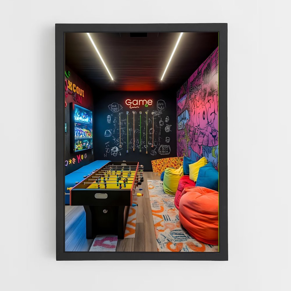ap-game room-15 cadre Noir
