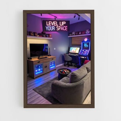 ap-game room-16 cadre Bois foncé