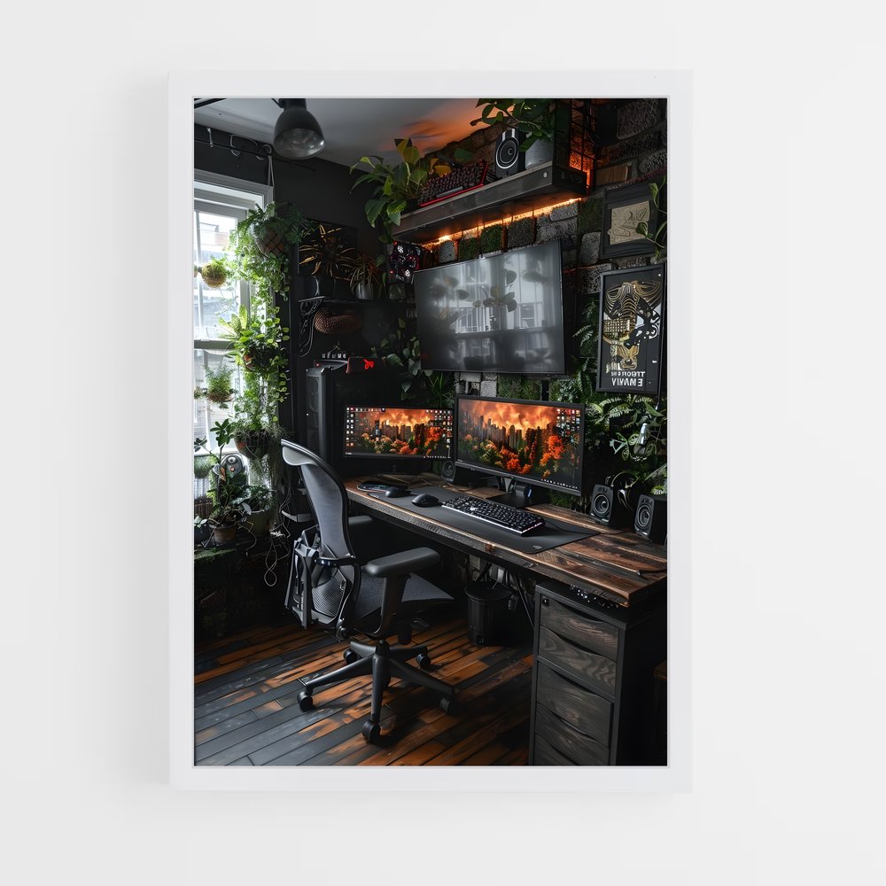 ap-game room-4 cadre Blanc