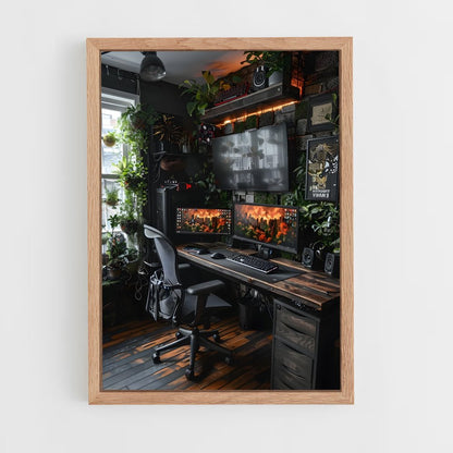 ap-game room-4 cadre Bois clair
