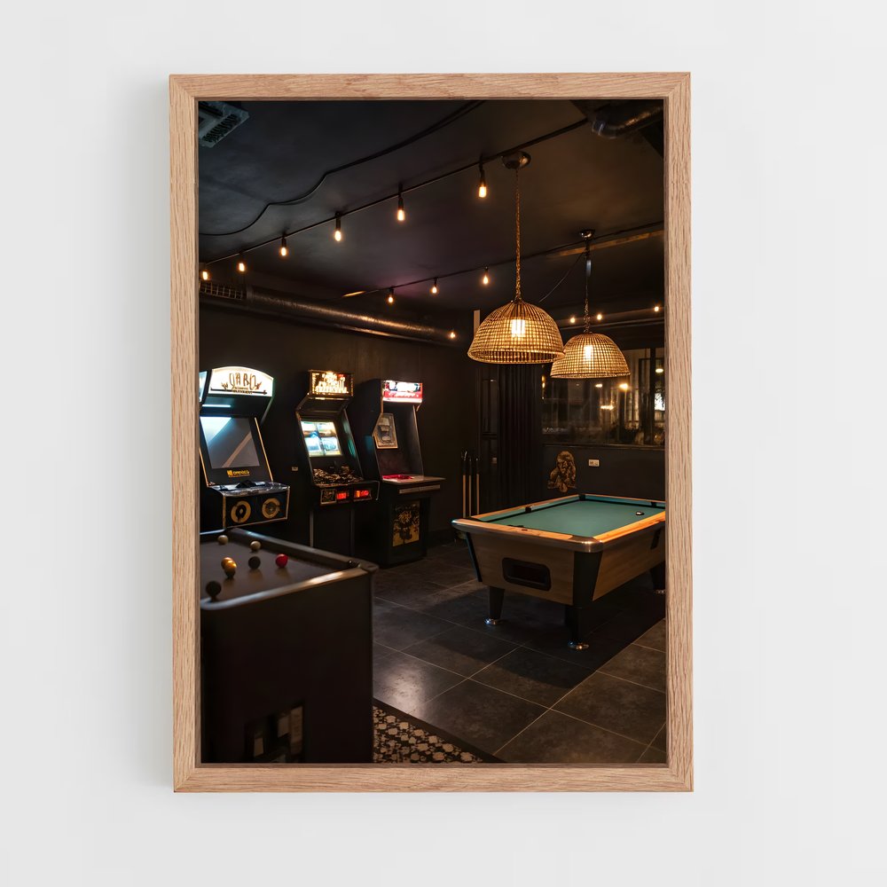 ap-game room-6 cadre Bois clair