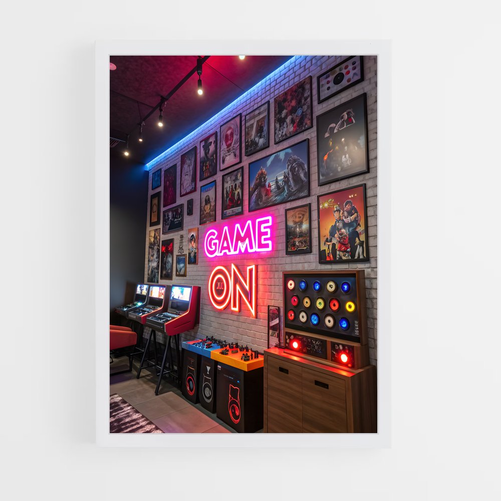ap-game room-7 cadre Blanc