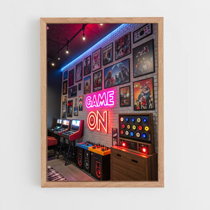ap-game room-7 cadre Bois clair