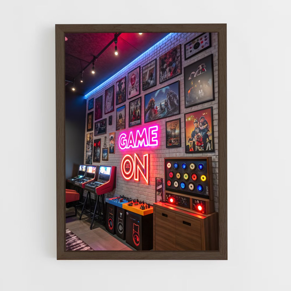 ap-game room-7 cadre Bois foncé