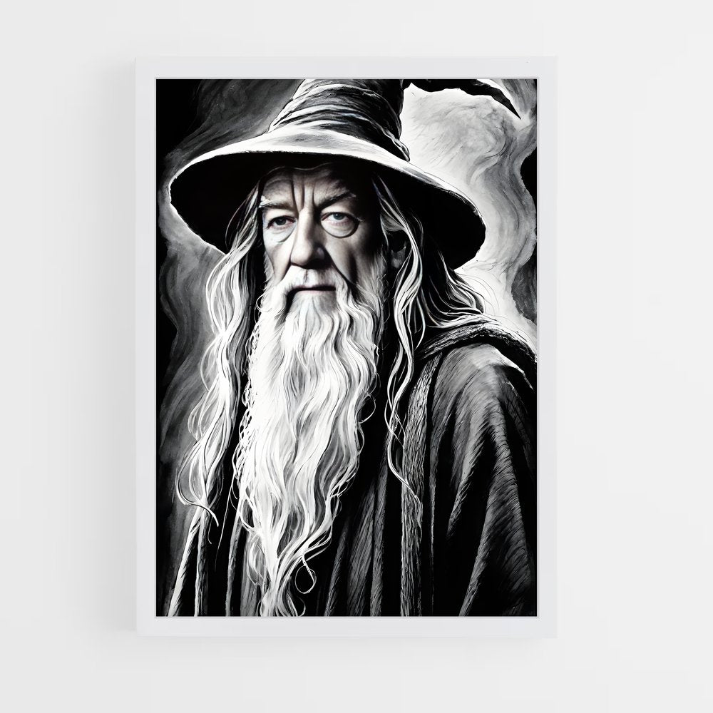 ap-gandalf hobbit-5 cadre Blanc