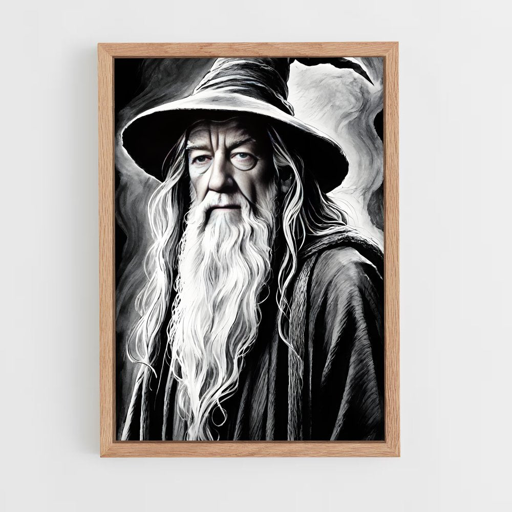 ap-gandalf hobbit-5 cadre Bois clair
