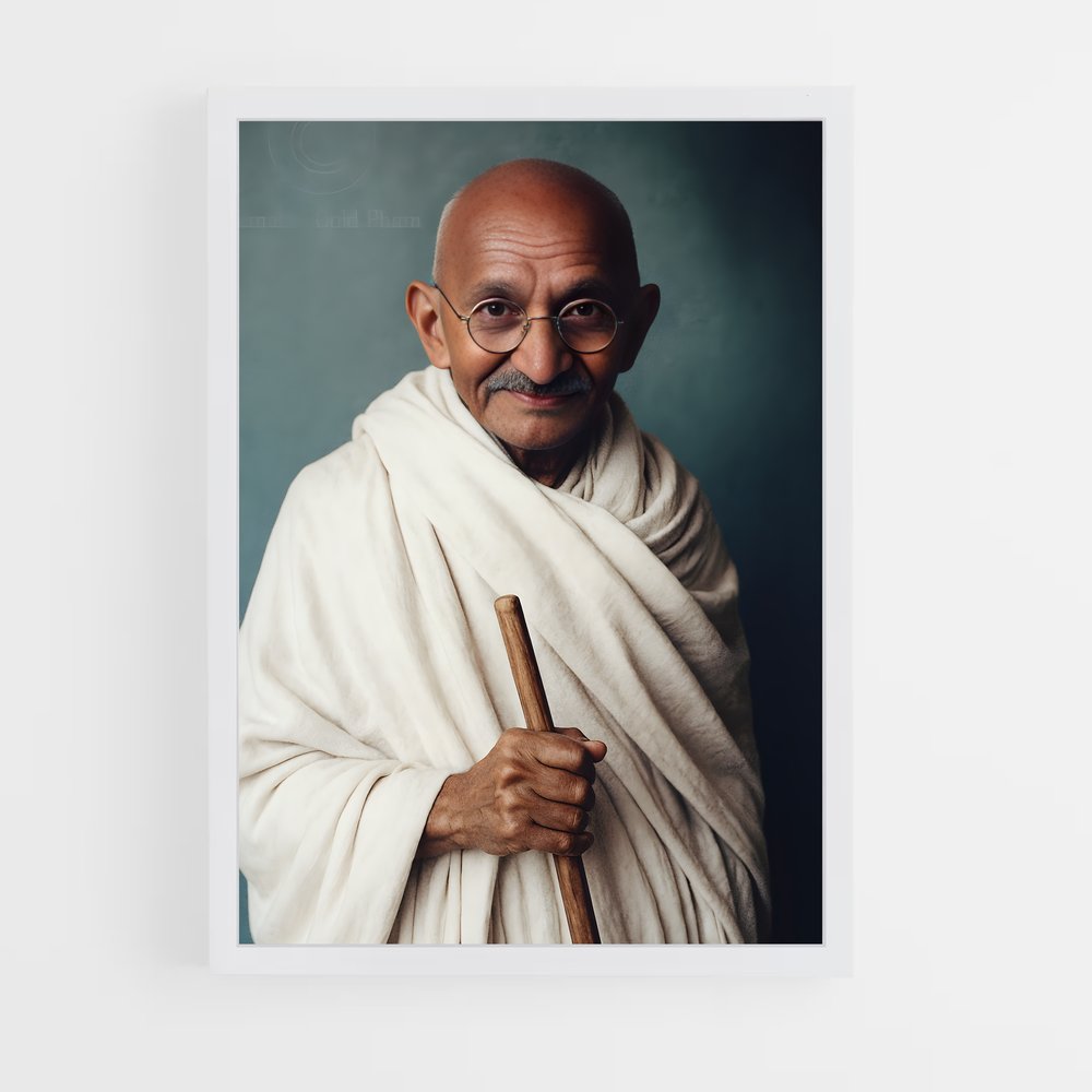 ap-gandhi-1 cadre Blanc