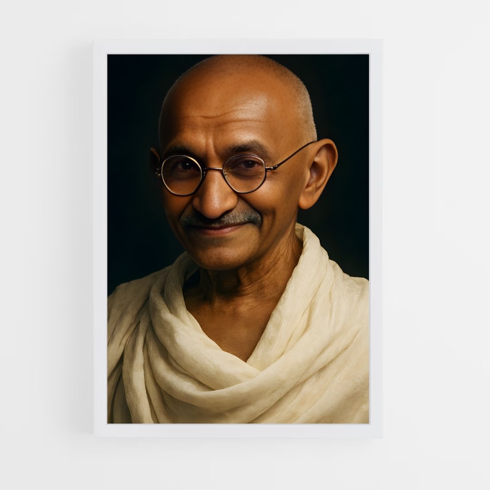 ap-gandhi-2 cadre Blanc