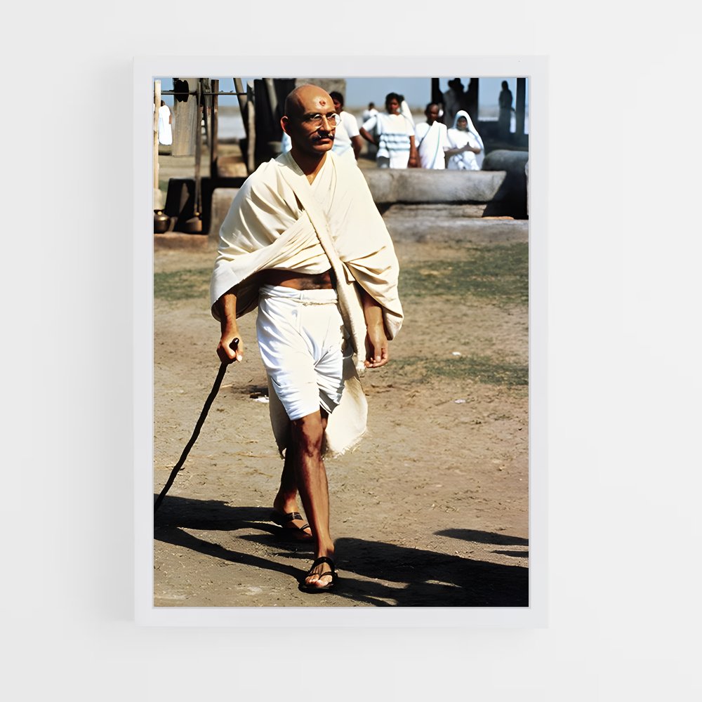 ap-gandhi-3 cadre Blanc