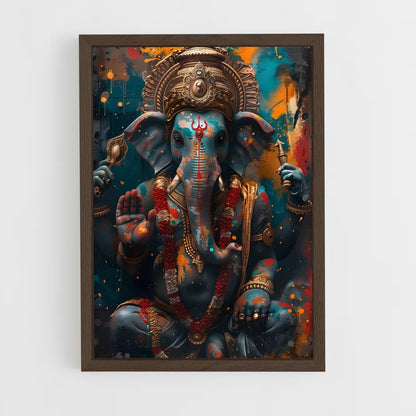 ap-ganesh-13 cadre Bois foncé
