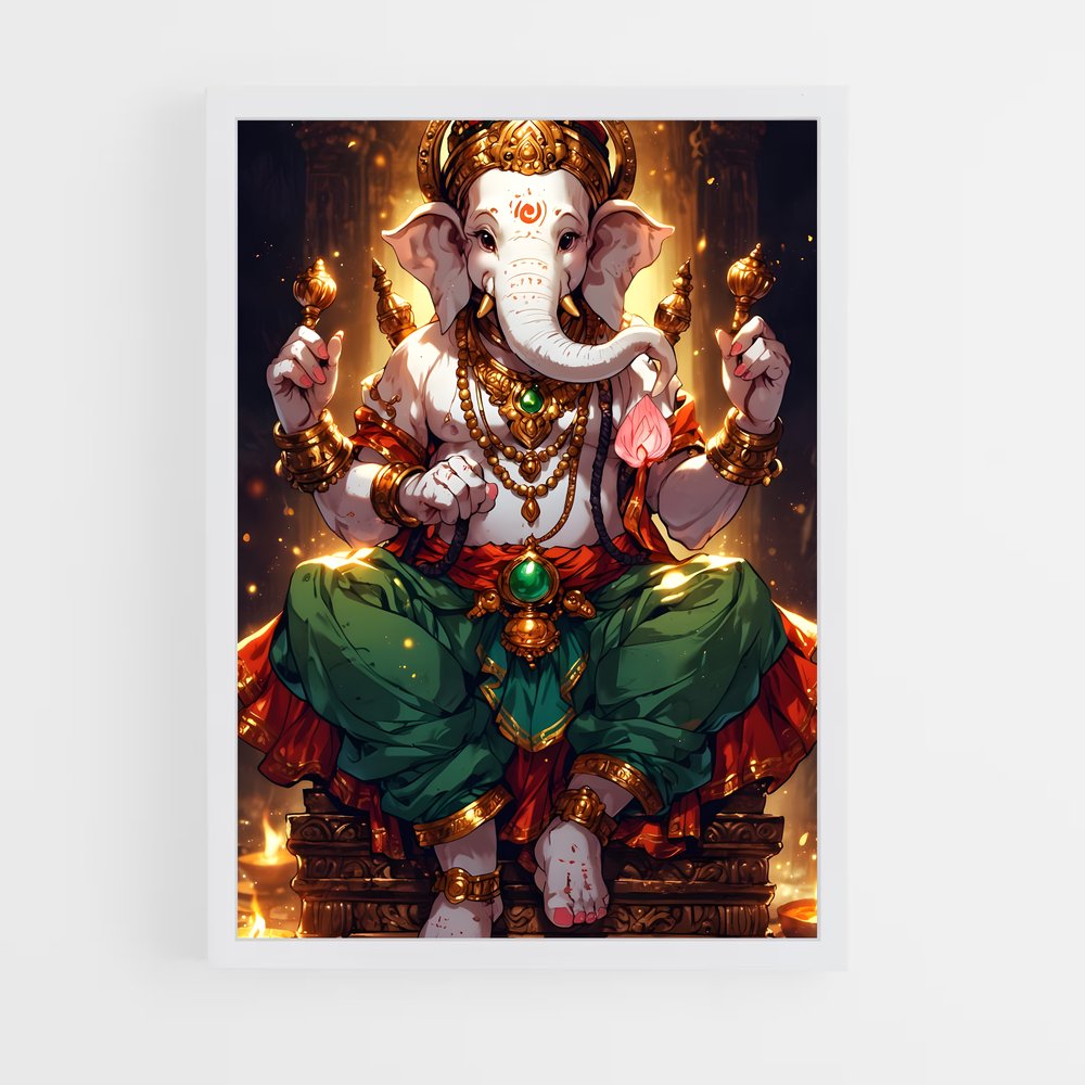ap-ganesh-16 cadre Blanc