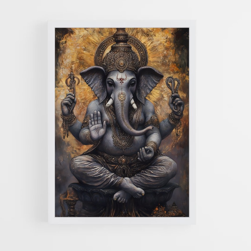 ap-ganesh-18 cadre Blanc