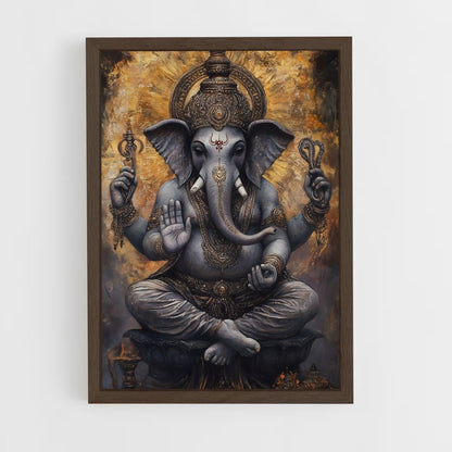 ap-ganesh-18 cadre Bois foncé