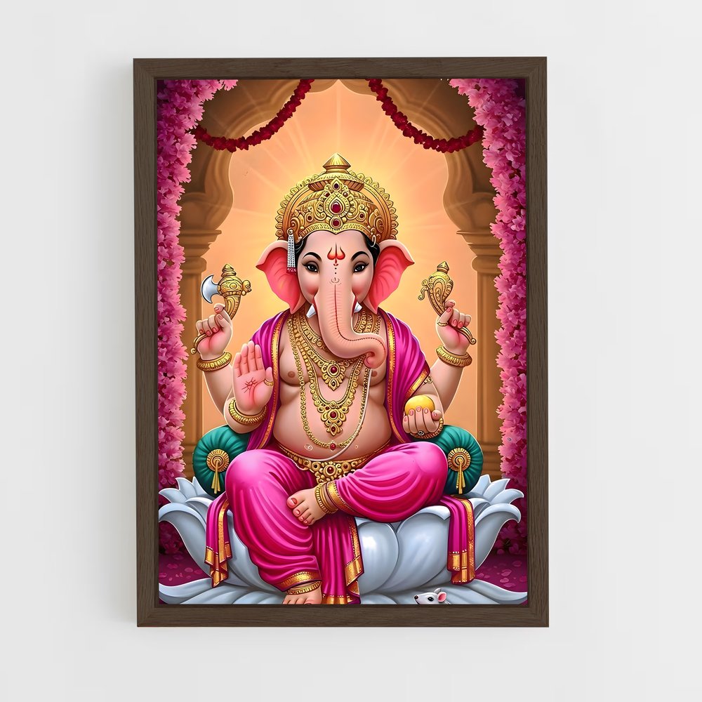 ap-ganesh-2 cadre Bois foncé